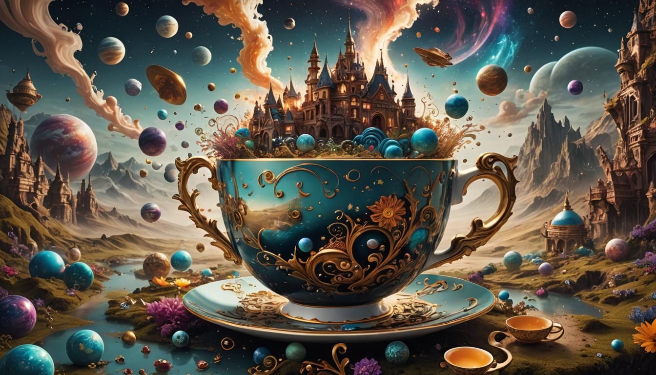 Teacup Universe: Epic Digital Matte Painting