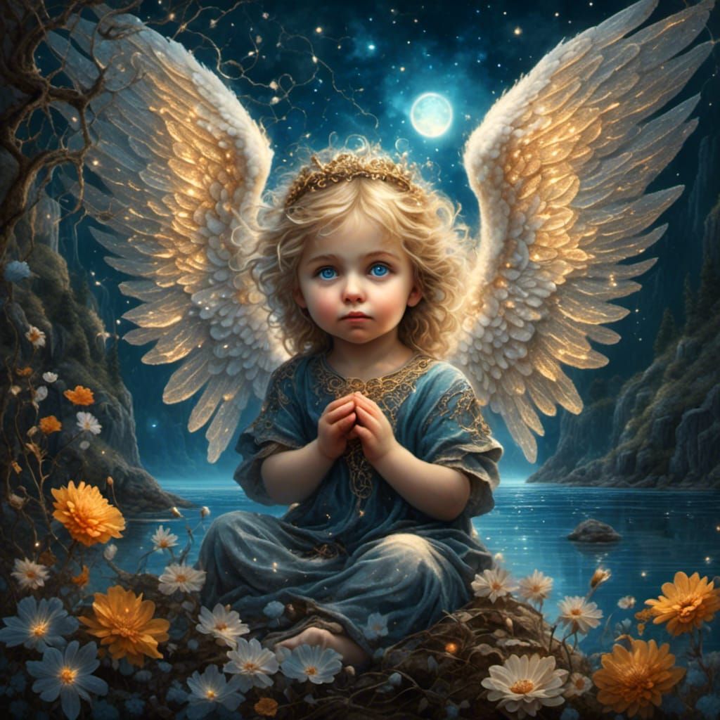 Cute Celestial Cherub