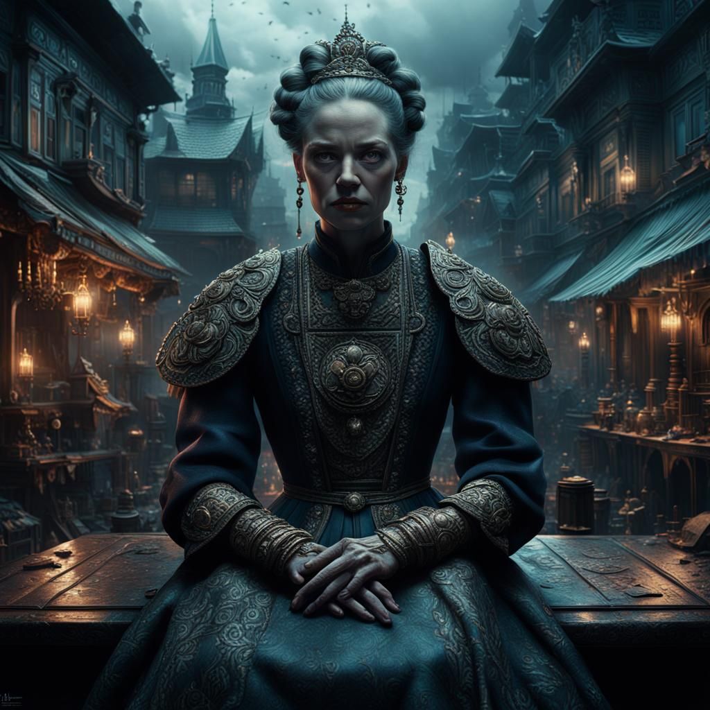 BrassKnuckle Betty: Epic Digital Matte Painting