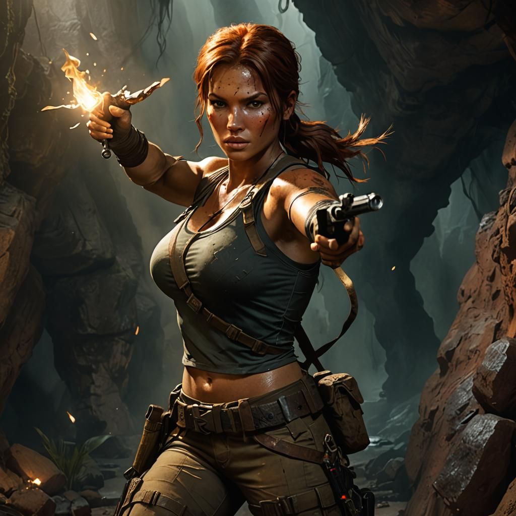Lara Croft stealing your heart from the cavern of your soul