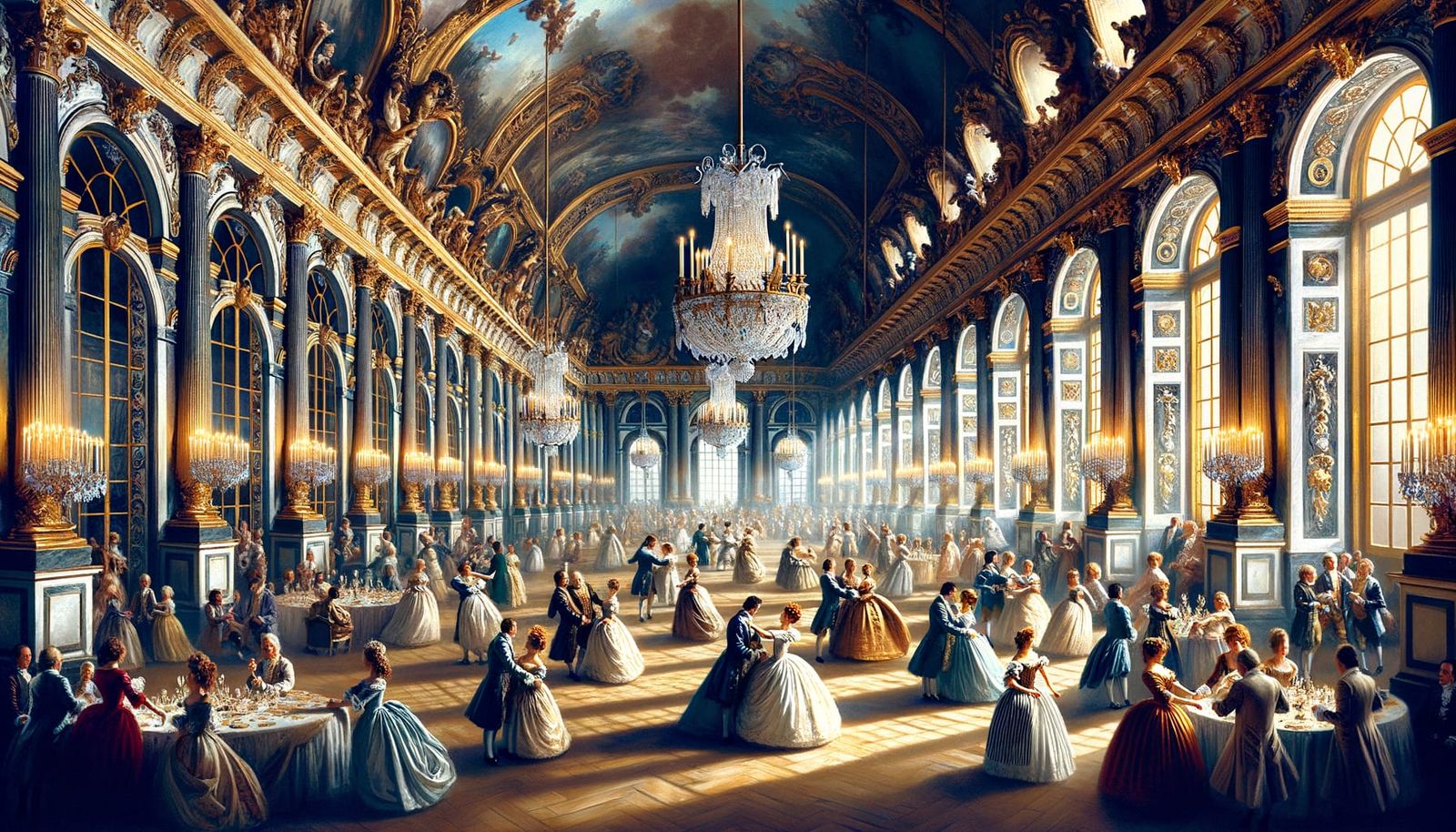 Ball at the court of King Louis XIV