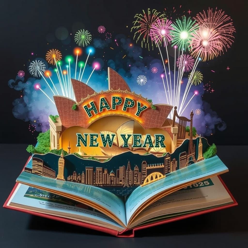 Celestial Sydney Skyline Unfolds in Alexander Jansson Style