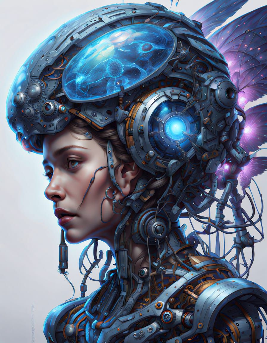 Neural Network Brain with Mechanical Wings