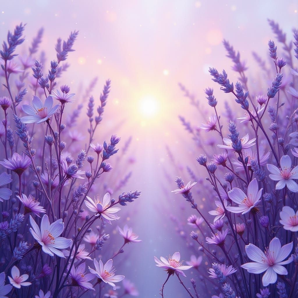 Ethereal Fairy Punk Goddess in Lavender Haze