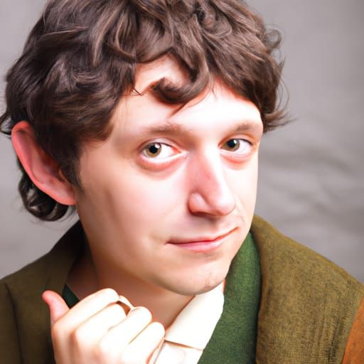 Attractive Hobbit Portrait