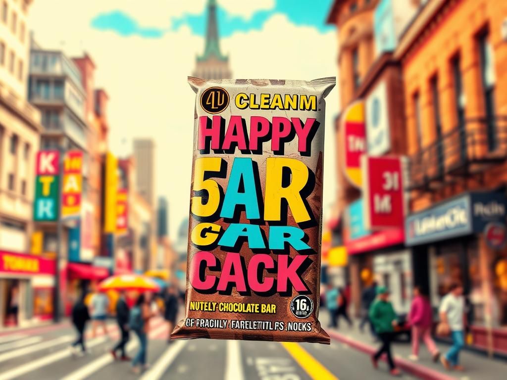 Funny individual packaging for chocolate bar pack, image ove...