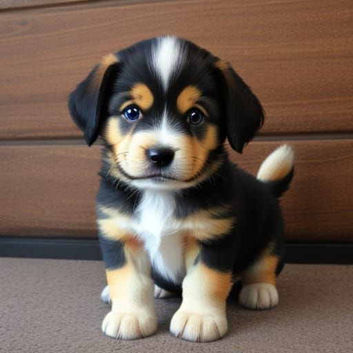 Adorable Puppy Portrait