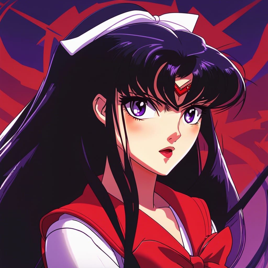 Sailor Mars in Her Signature Uniform