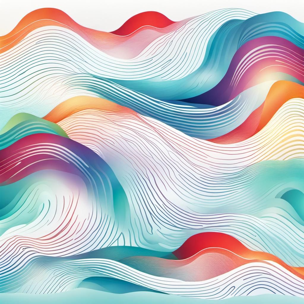 Dynamic Ocean Waves with Geometric Details in Spring Colors