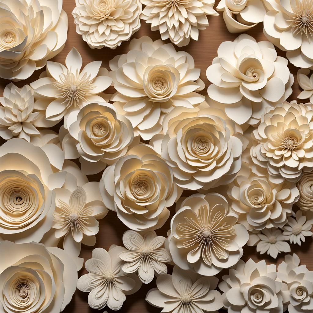 Sola Wood Flowers in Gouache Style