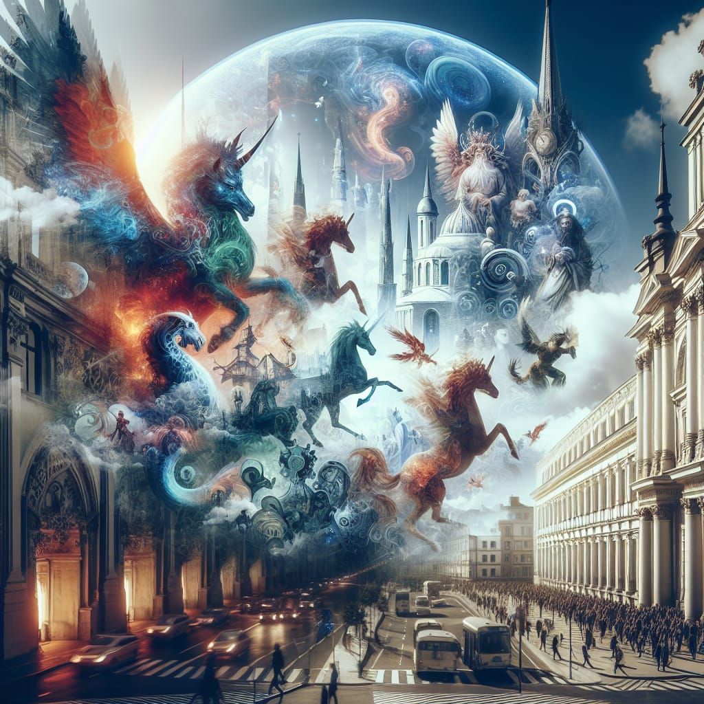 Surreal Cityscapes Blur Fantasy and Reality