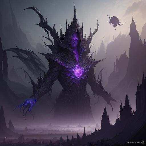 Prince of Darkness: Detailed Fantasy Concept Art
