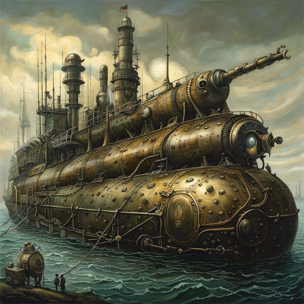 Steampunk Submarine Nautilus