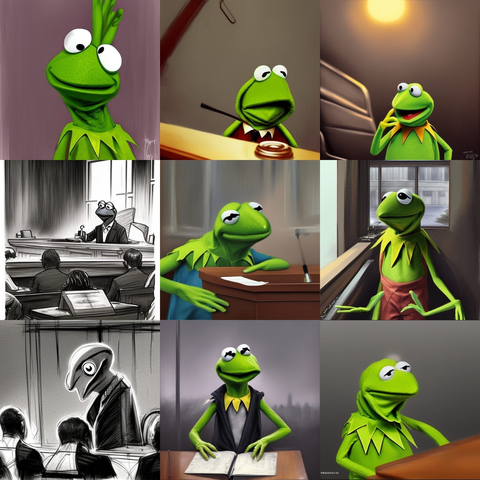 Kermit the Frog on Trial, Sinister Art