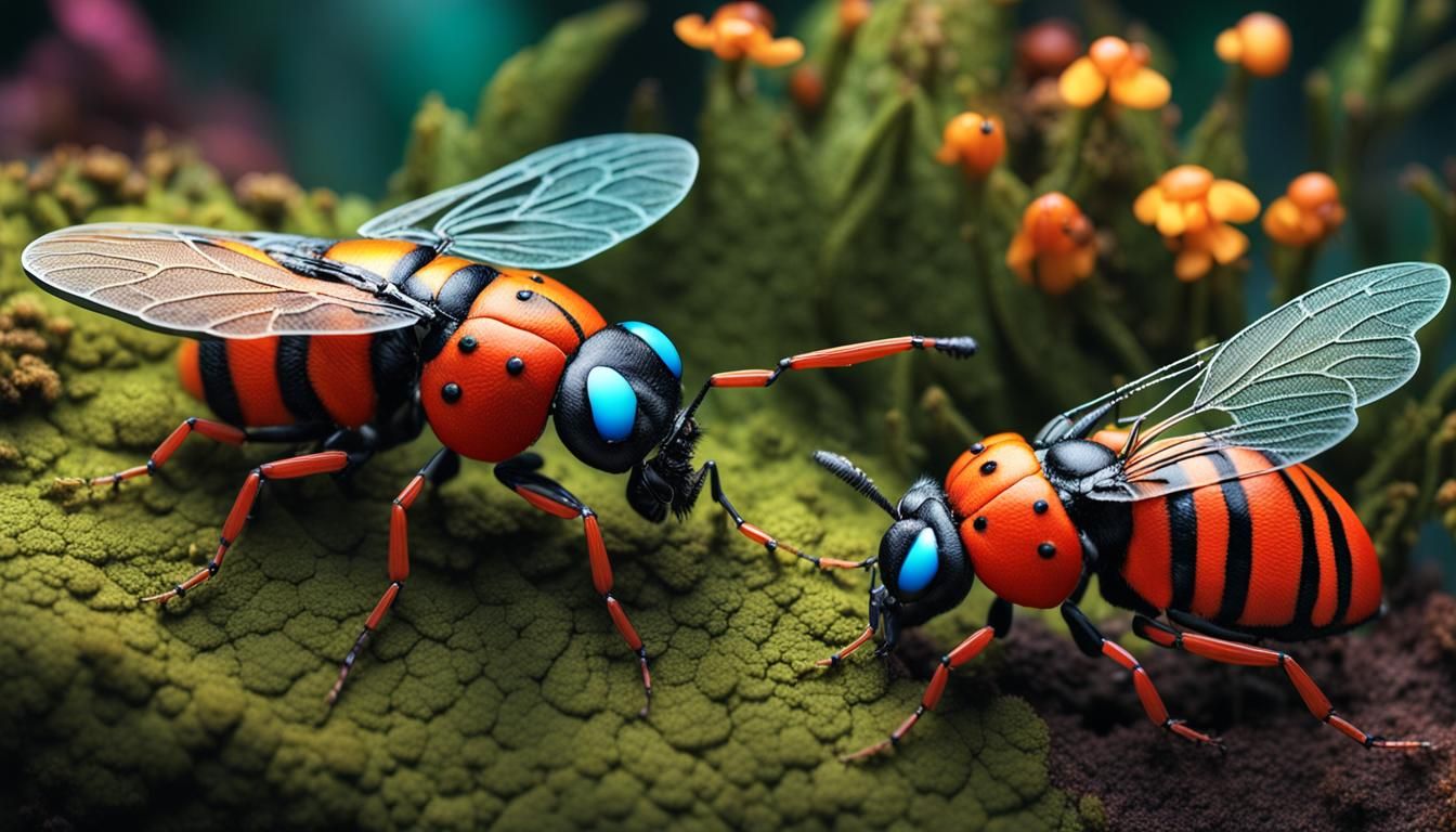 3D hyperrealism with dream abstract elements and volumetric ...