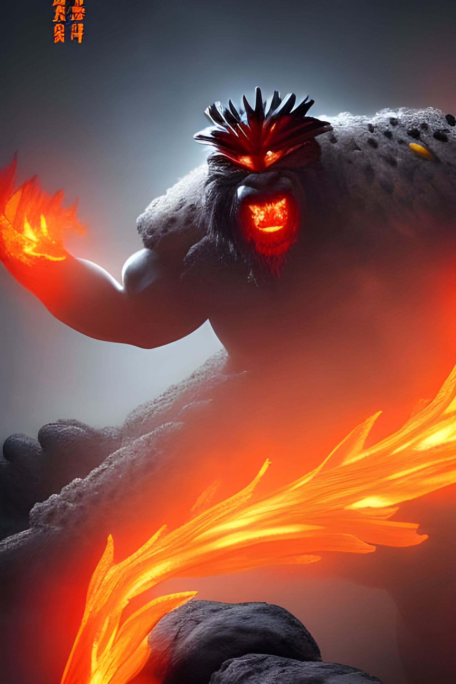 Ninja Oni Samurai Transforms into Lava Beast
