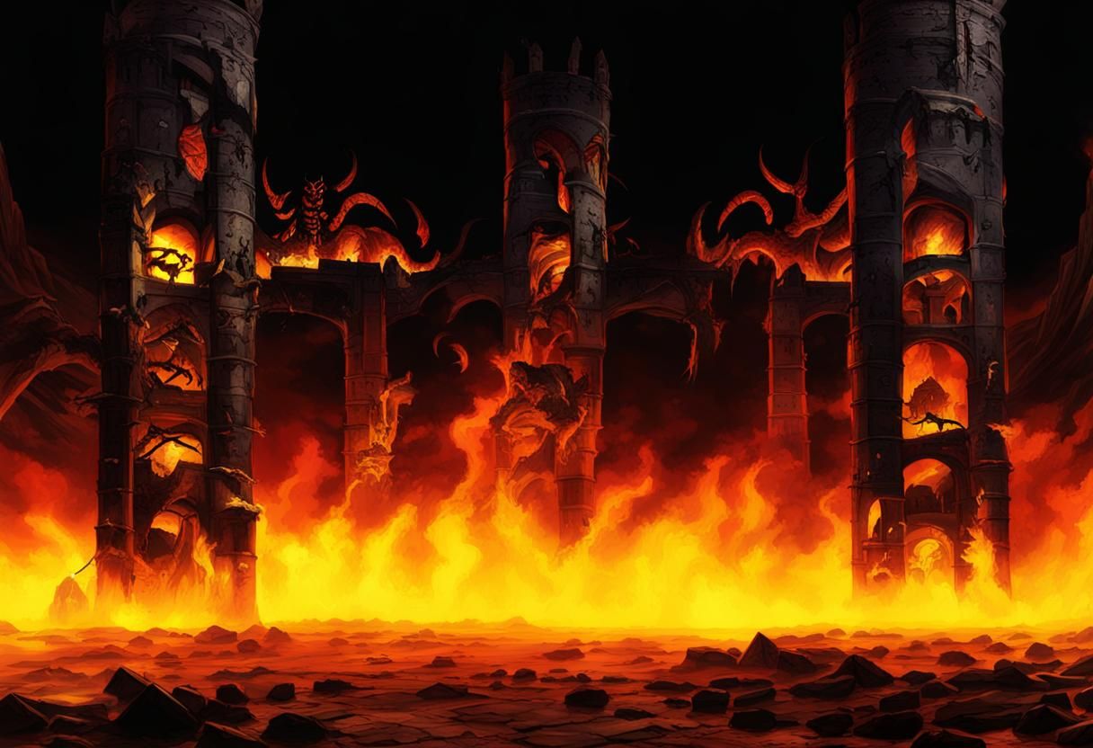 Scorpion's Lair: Mortal Kombat Netherrealm Scene