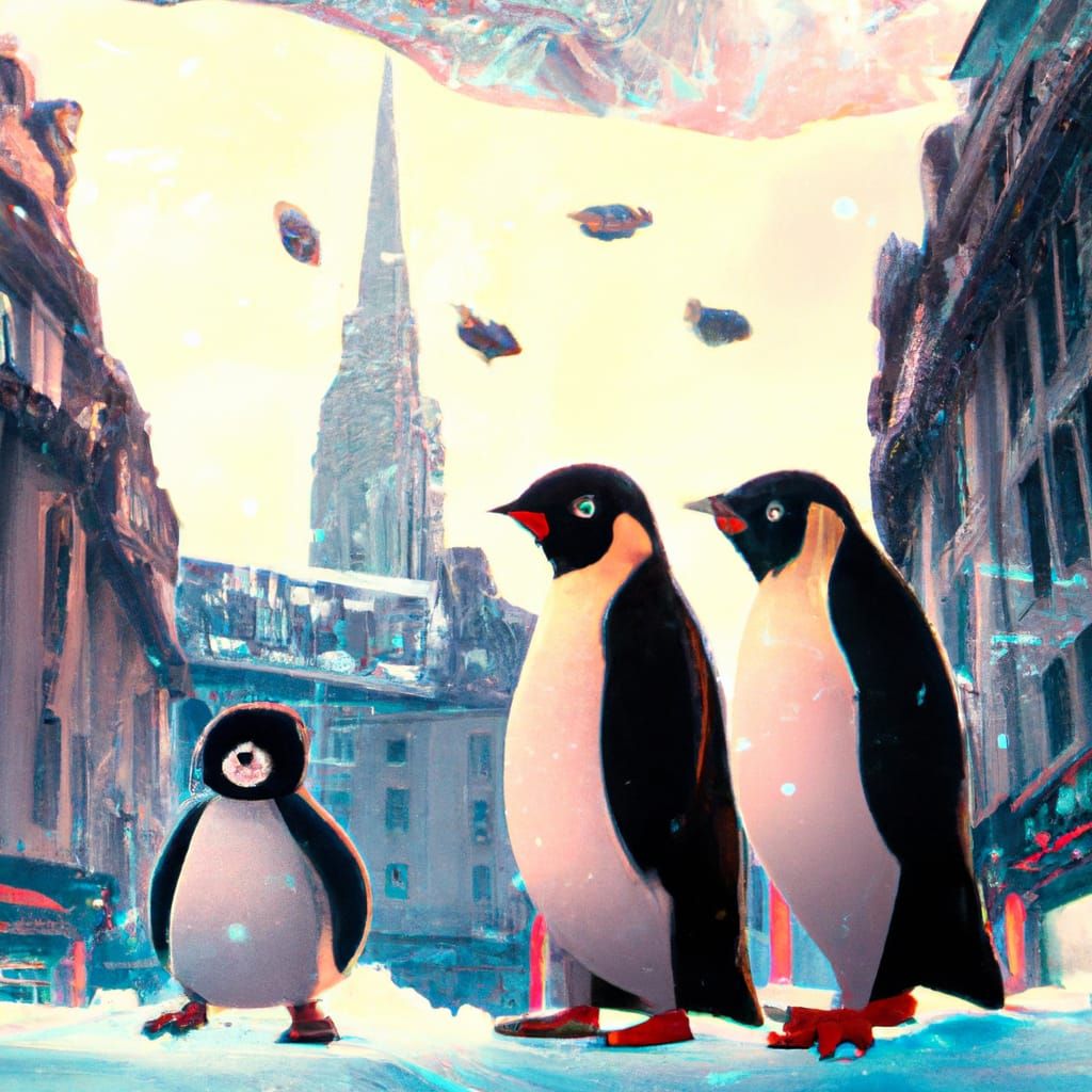 Penguins in Piccadilly Circus: Studio Ghibli Anime