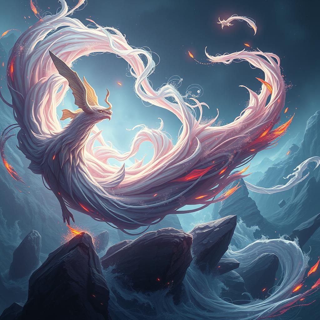 Fantastical Wind in Detailed Matte Painting