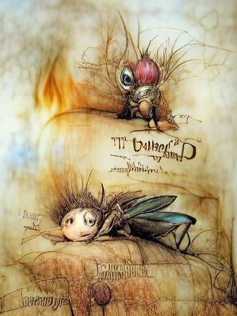 Whimsical Fae Creature in Dreamlike Forest