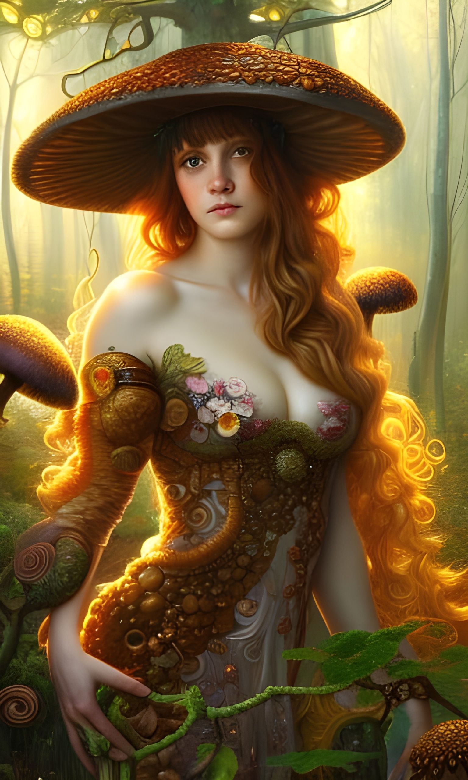 Mushroom Dryads: Calendar Girl?!!
