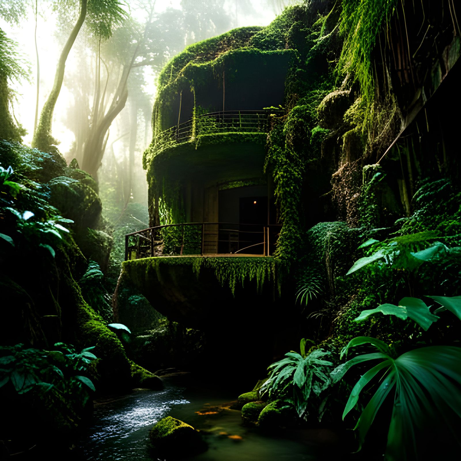 James Bond Villain's Secret Jungle Lair