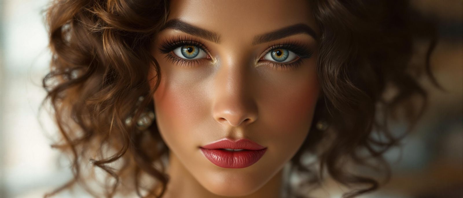 Elegant Princess in Warm Lighting, Hyperrealistic Oil Painti...