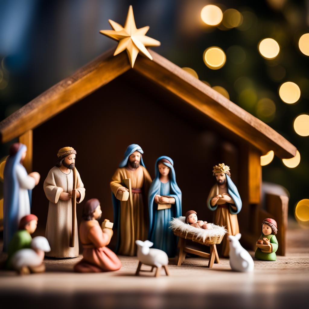 Nativity Scene: Professional Christmas Photography