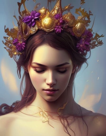 Woman with crown