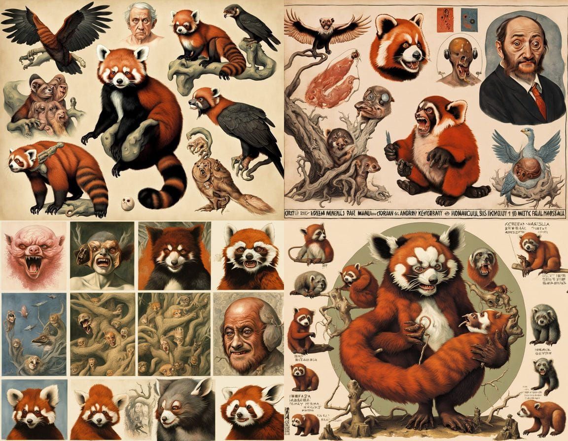 Grotesque Cyberpunk Homunculus Born from Abomination