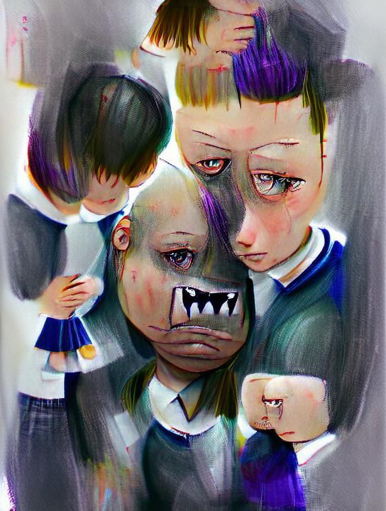 Dark Portrait of Bullying and Anxiety