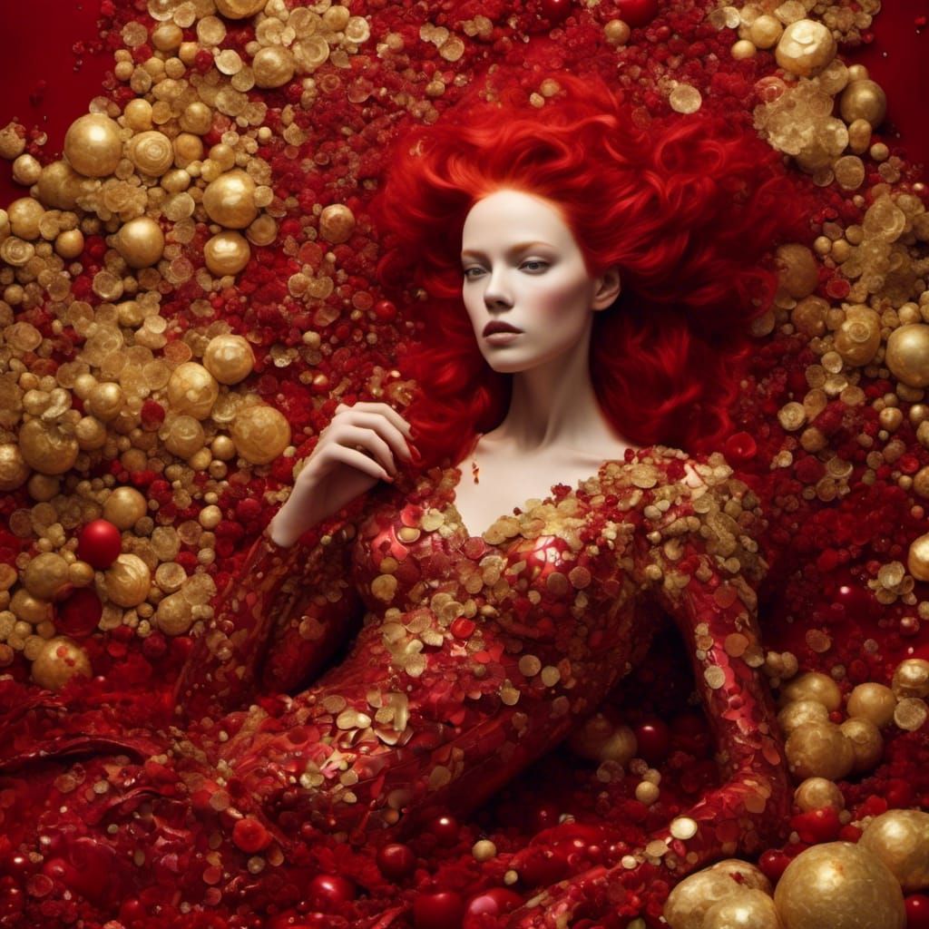 Blood and Glitter: Sweet and Bitter Gold and Red