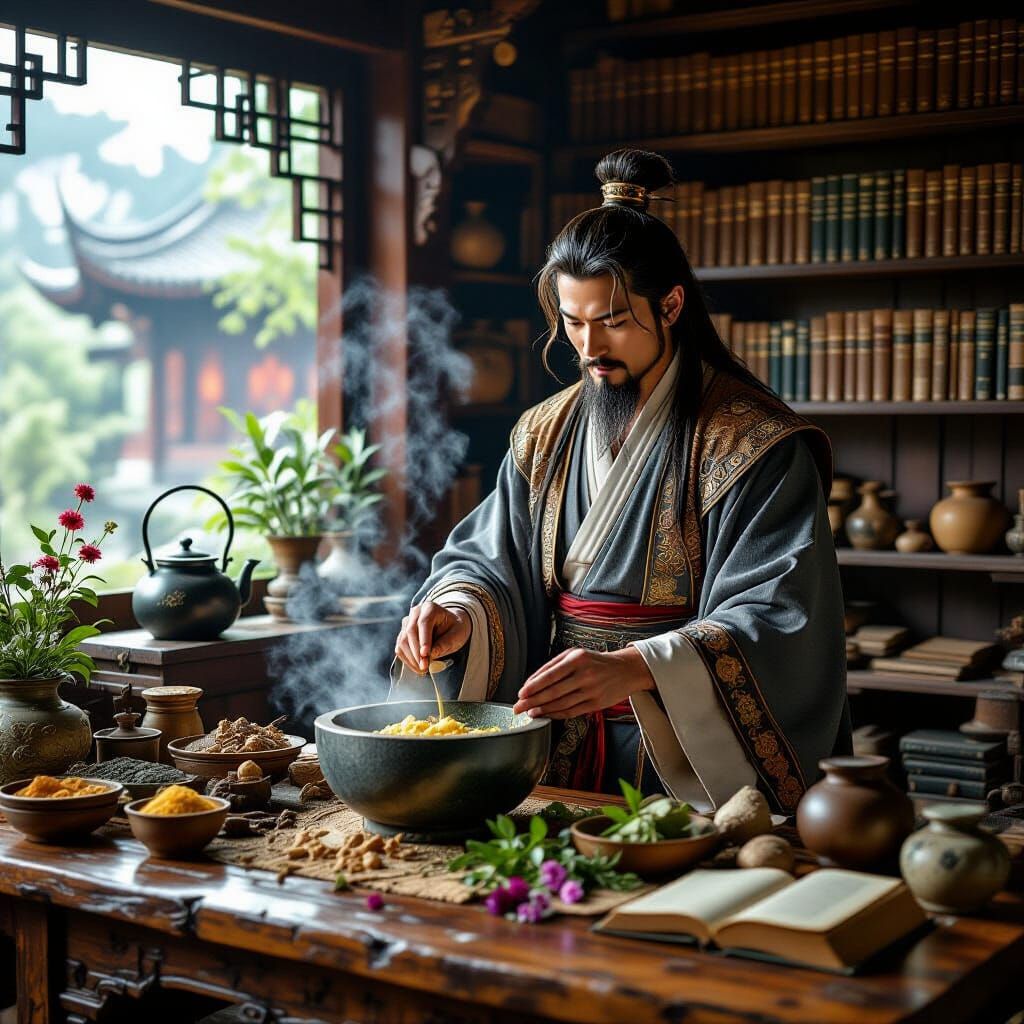 Cultivator Alchemist Creates Magical Poultice