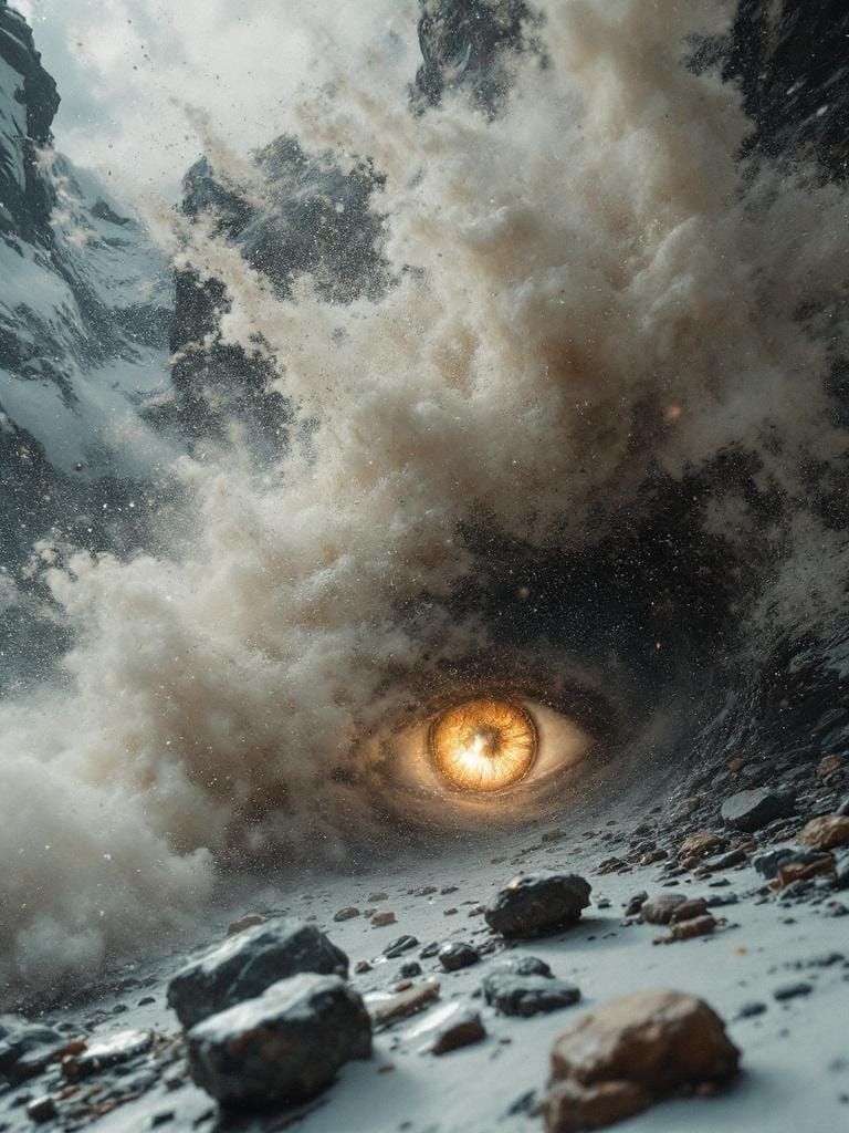 Points on the Curve a Dust-Storm Screeching Shrill a Strong-Longing Grimacing Wink