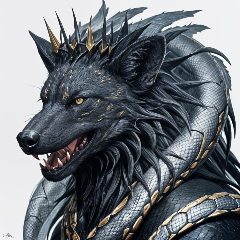 Wolf King in Regal Splendor