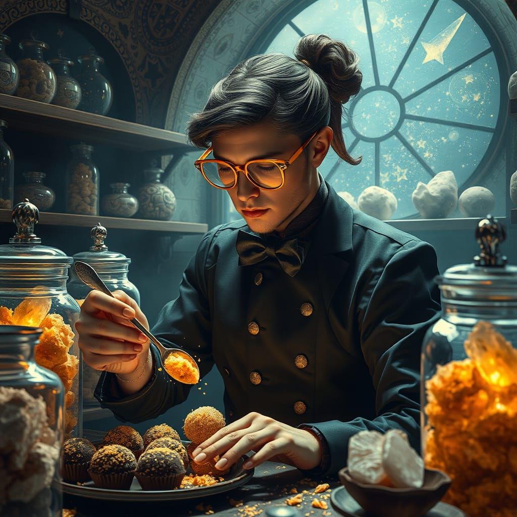 Celestial Chocolatier Crafting Stardust Truffles
