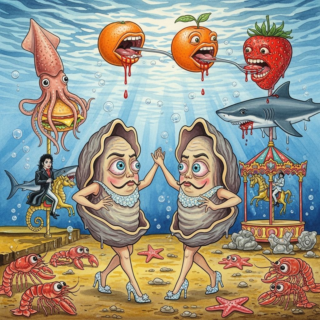 Surreal Underwater Salsa Dance With Melting Scenery