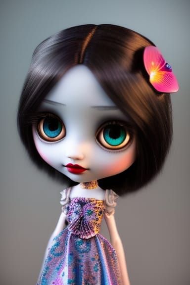 Colorful 3D Doll by Stream, Digital Art