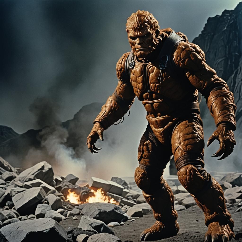 Fantastic Four movie 1960's, Charlton Heston as Ben Grimm