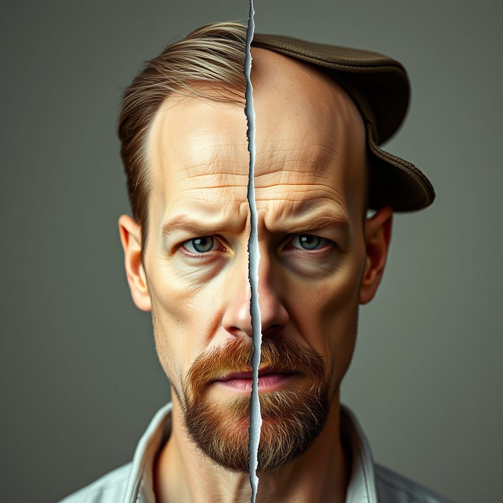 Walter White's Fractured Psyche in Symmetrical Close-Up