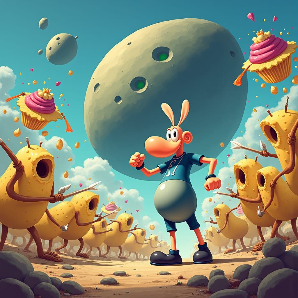 Rayman Blasts Off to Asteroid Cupcake Victory