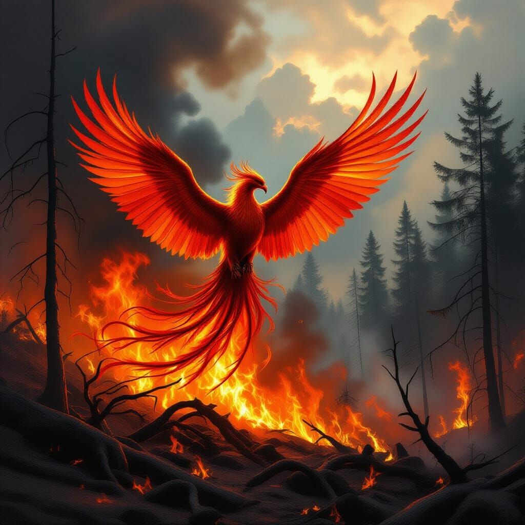 Phoenix Rising: Fantasy Art in Frazetta-Doré Style