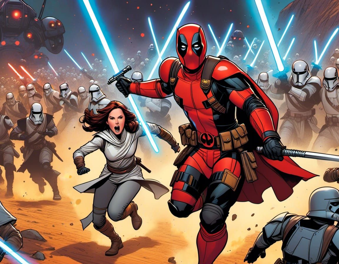Deadpool Avenges Luke Skywalker
