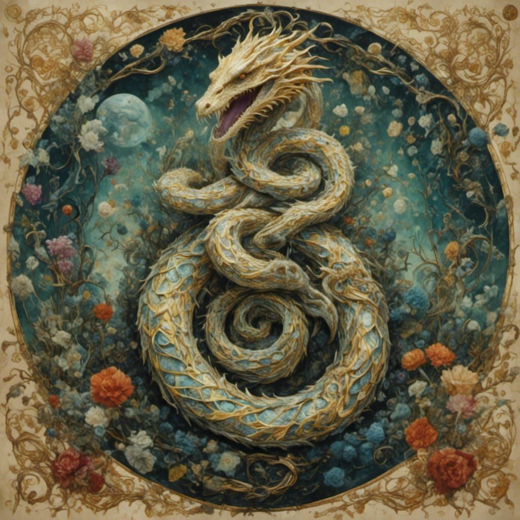 Formula for taking the form of a serpent