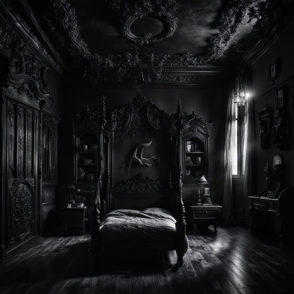 Hyperrealistic Nightmare Room in High Definition