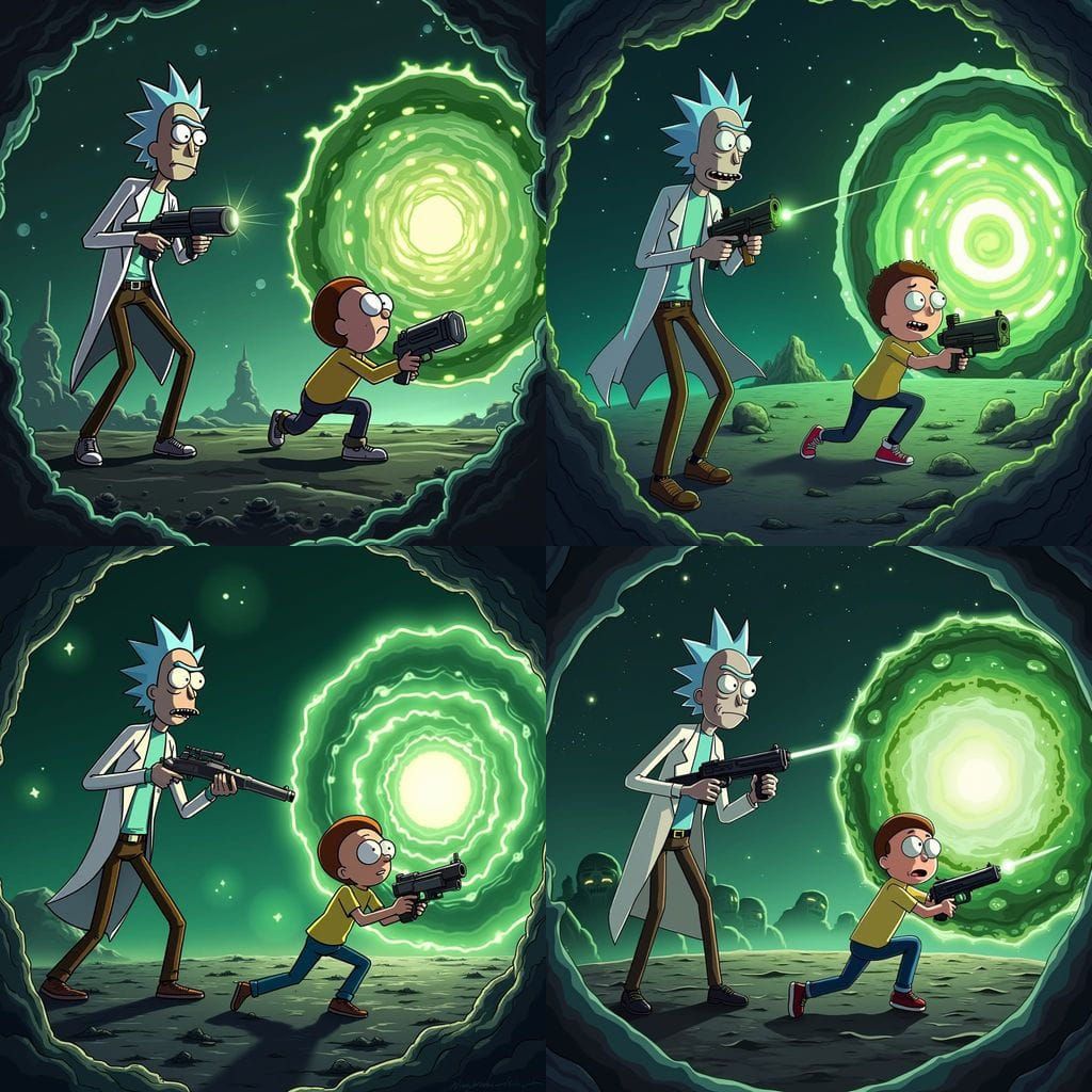 Rick and Morty Explore Alien Space, Morty Haunted