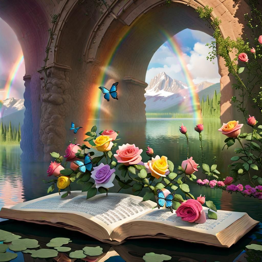 Ethereal Scene: Divine Energy in Nature