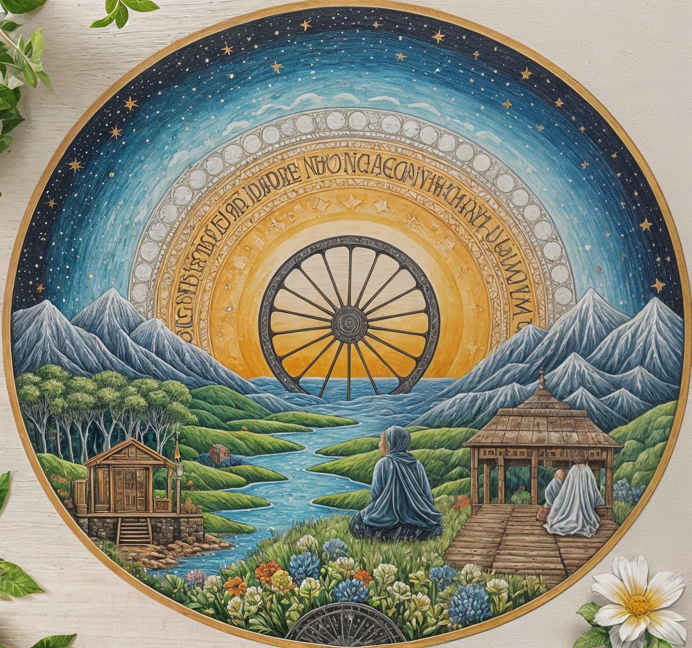 Celestia Gathering at Golden Sunset