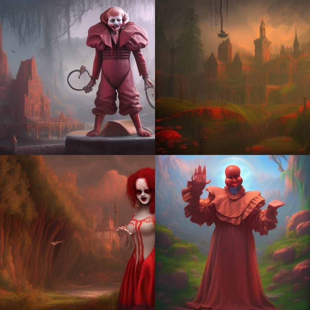 Pennywise Detailed Matte Painting in Unreal Engine