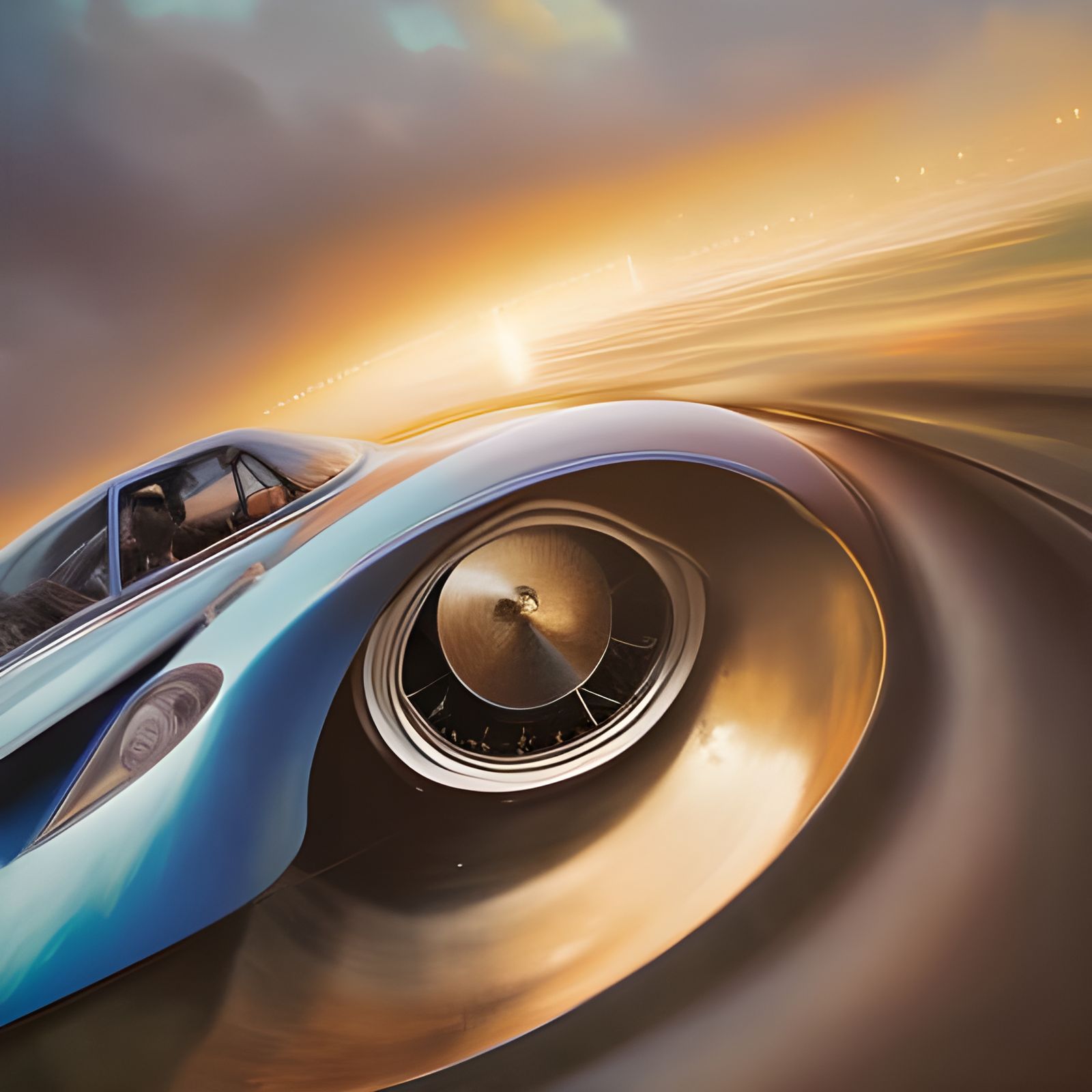 Horsepower: Sepia Photograph with Color Highlights